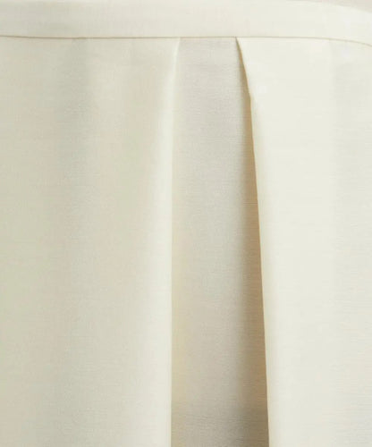 Kremowa plisowana spódnica midi